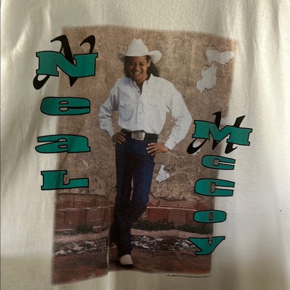 Neal McCoy White Graphic T-Shirt - Picture 2 of 6